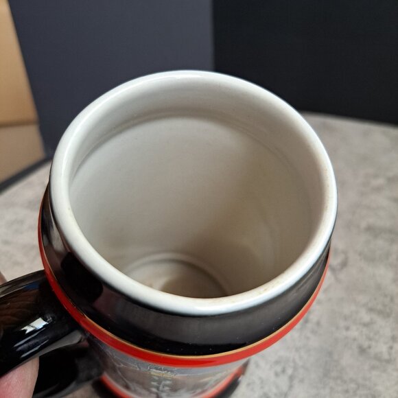 Vintage 1992 Budweiser Holiday Christmas Commemorative Beer Stein - Picture 5 of 9